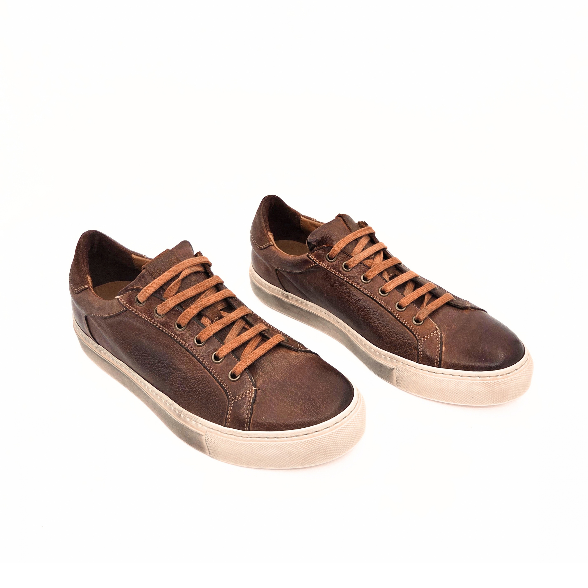Sneakers bassa Claudio - Marrone
