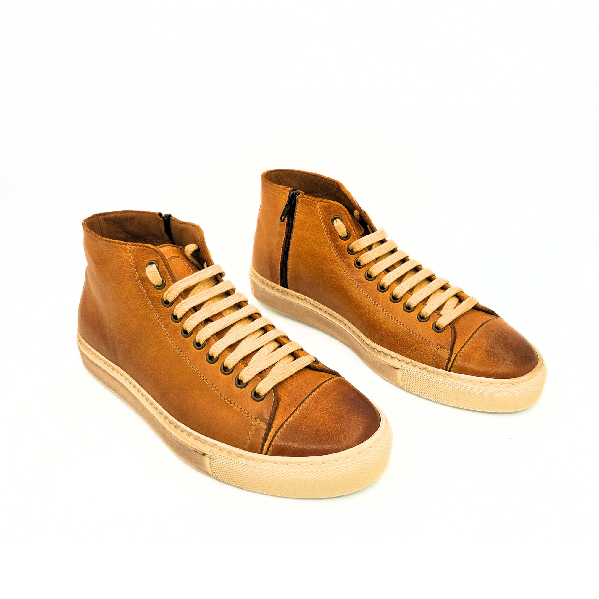 Sneakers alta da uomo - Giallo