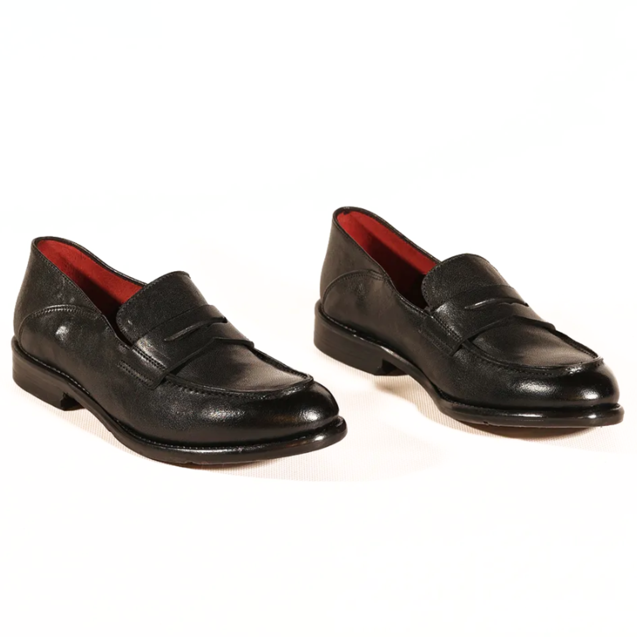 Mocassino in pelle Penelope - Nero