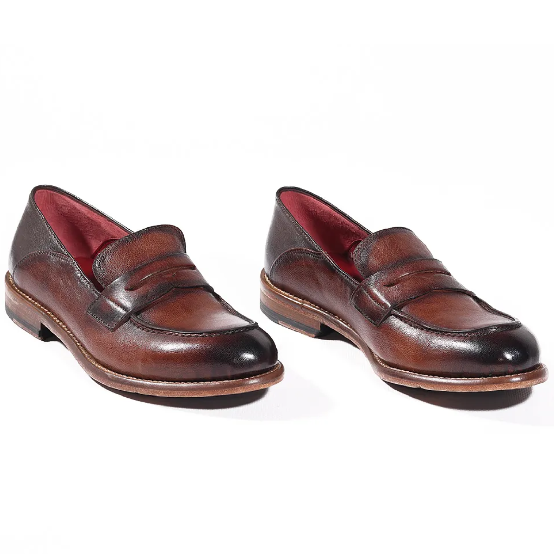 Mocassino in pelle Penelope - Sigaro
