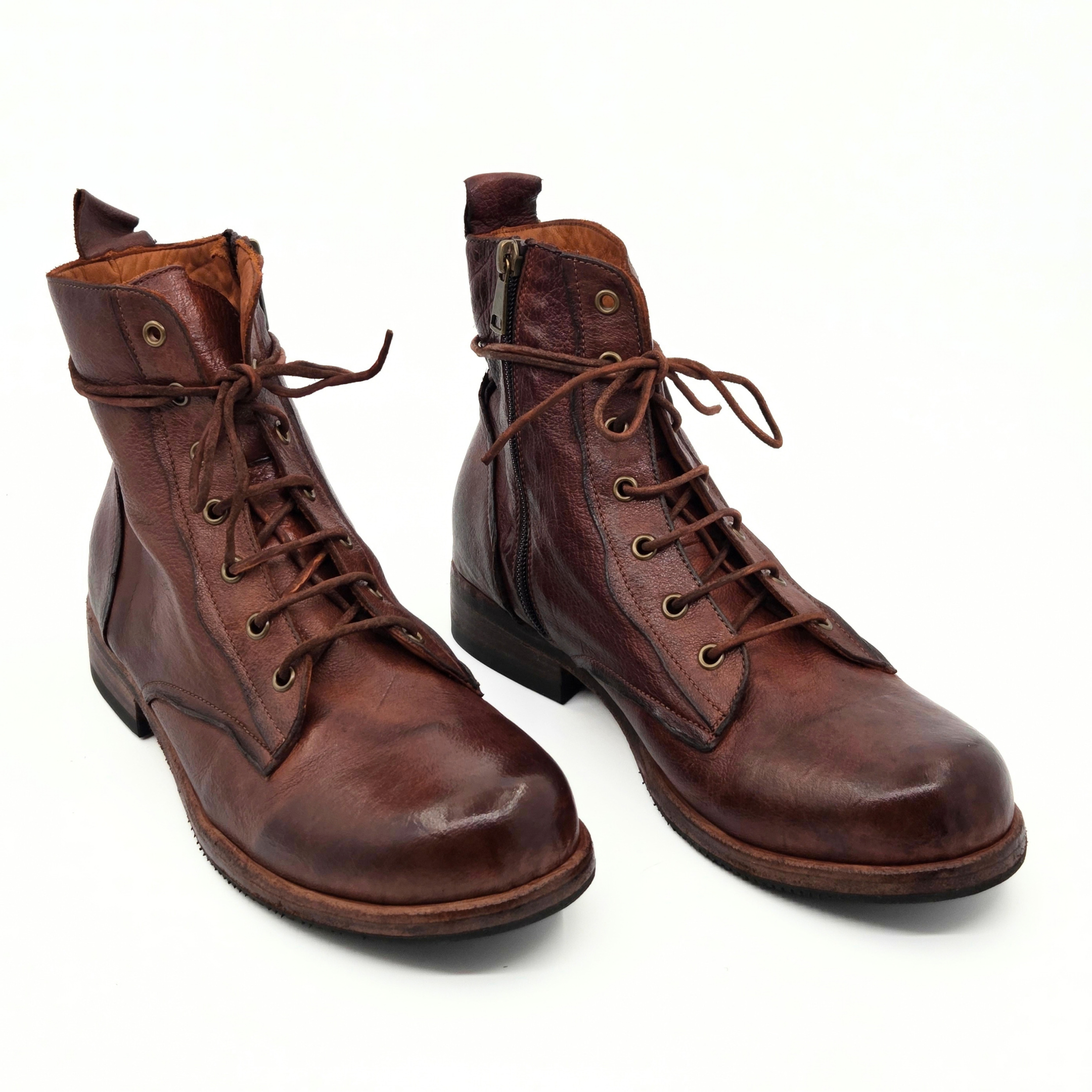 Stivaletto in Pelle di Bufalo - Cuoio